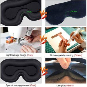 NEW Eye mask for Sleeping, Adjustable Blindfold& Sleeping mask, 3D Contoured